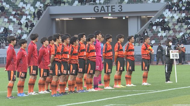 高校サッカー １４年ぶりベスト４高川学園